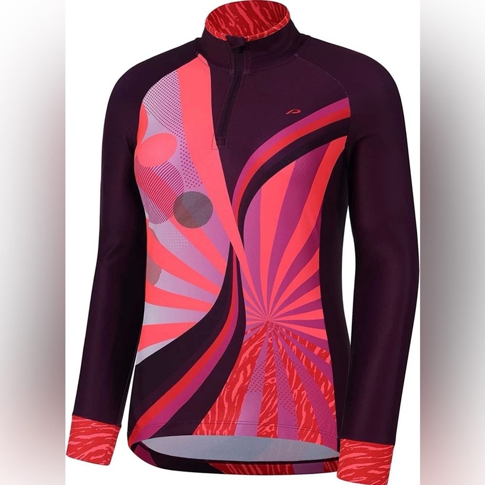 Protective Cycling Wid Thing Techtron Quarter Zip Pullover